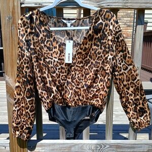 BB Dakota Leopard Print Bodysuit